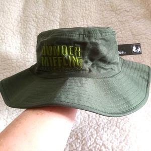 NWT Dunder Mifflin The Office Bucket/Outdoor/Camping/Fishing Wide-Brim Sun Hat